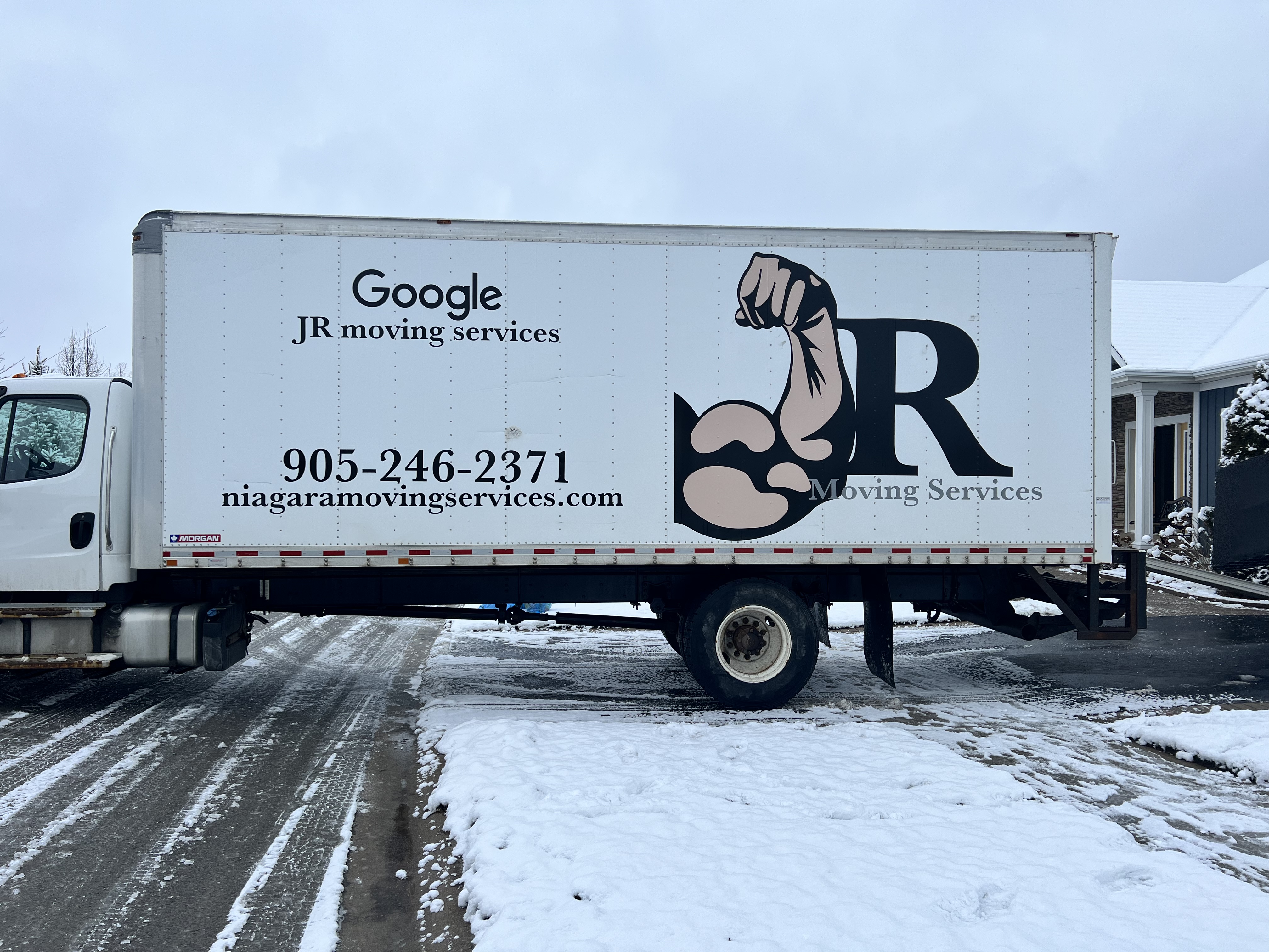 JR Moving Services moving truck
